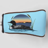 ルーンサンセットブルー ゴルフヘッドカバー (正面)