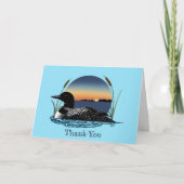 ルーンサンセットブルー サンキューカード (正面)