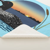 ルーンサンセットブルー シェルパブランケット (3/4)