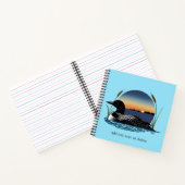 ルーンサンセットブルー ノートブック (内部)