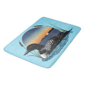 ルーンサンセットブルー バスマット (アングル)