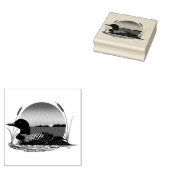 ルーンサンセットブルー ラバースタンプ (押印)