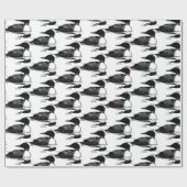 ルーンスイミングバードアートサンダーコーブ ラッピングペーパー (フラット)