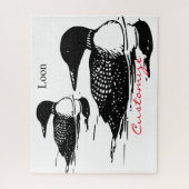 ルーンスイミングバードアートThunder_Cove ジグソーパズル (縦)