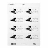 ルーンスイミングバードアートThunder_Cove ラベル (フルシート)