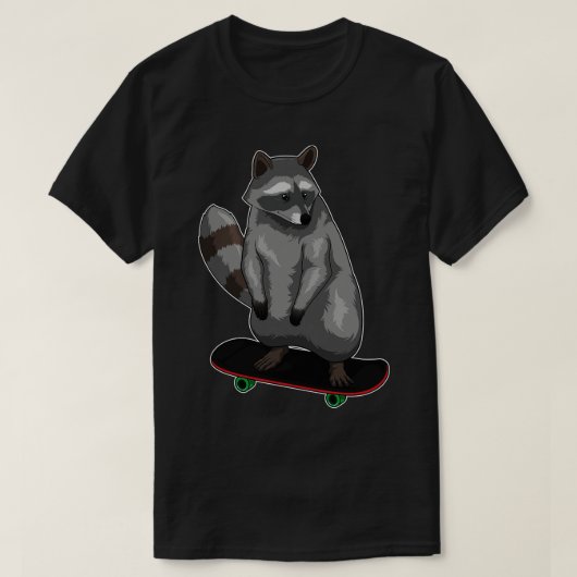 ルーンスケーターのスケートボード Tシャツ (デザイン正面)