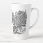 ルーンスプレッドザウィングズラテマグカップ カフェラテマグ (右)