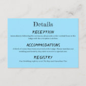 ルーンズサンセットブルー エンクロージャーカード (正面)