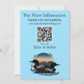 ルーンズサンセットブルー セーブザデート (裏面)