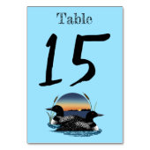 ルーンズサンセットブルー テーブルナンバー (裏面)