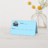 ルーンズサンセットブルー プレイスカード (正面)