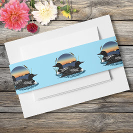 ルーンズサンセットブルー 招待状ベリーバンド