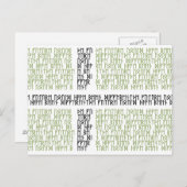 ルーンズ付きヴィンランド国旗 – はがき (正面/裏面)