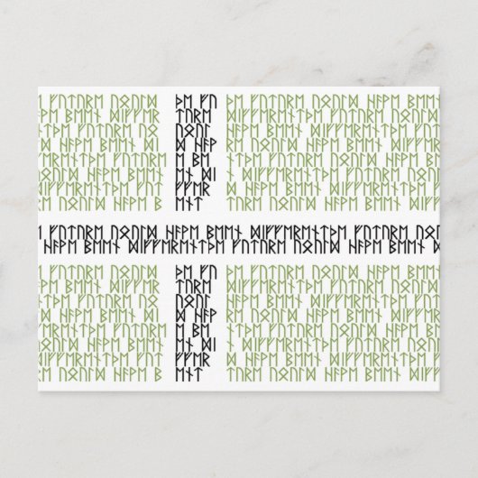 ルーンズ付きヴィンランド国旗 – はがき (正面)