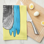 ルーンバードマンガイラストレーション キッチンタオル (四つ折り)