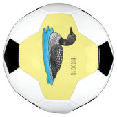 ルーンバードマンガイラストレーション サッカーボール (回転)