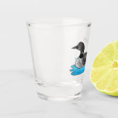 ルーンバードマンガイラストレーション ショットグラス (左)