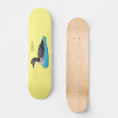 ルーンバードマンガイラストレーション スケートボード (正面)