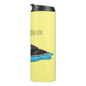 ルーンバードマンガイラストレーション タンブラー (回転右)