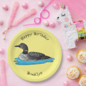 ルーンバードマンガイラストレーション ペーパープレート (パーティー)