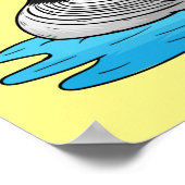 ルーンバードマンガイラストレーション ポスター (角)