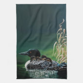 ルーンファミリーアウトティング キッチンタオル (縦)