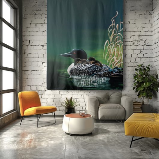 ルーンファミリーアウトティング タペストリー