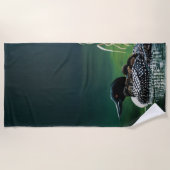 ルーンファミリーアウトティング ビーチタオル (正面)