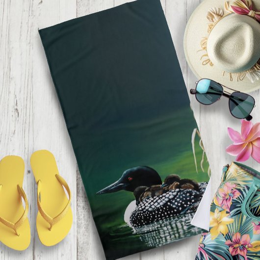 ルーンファミリーアウトティング ビーチタオル