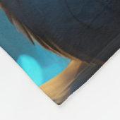 ルーンブルーキャットフリースブランケット フリースブランケット (角)