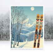 ルーンマウンテンニューハンプシャースキーエリアハガキ ポストカード