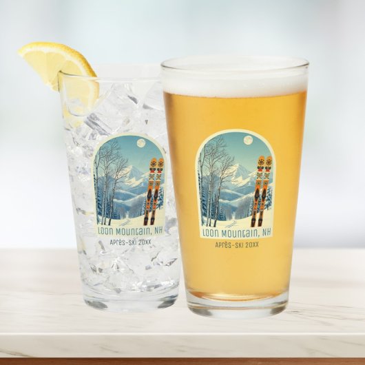 ルーンマウンテンNHバケーションエールスキートグラス タンブラーグラス