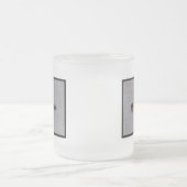 ルーン一家が小魚を捕まえる 霜入りガラスマグ フロストグラスマグカップ (中央)