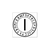 ルーン円[11.Isa]ゴム印 ラバースタンプ (インプリント)