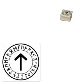 ルーン円[17.ティワズ]ゴム印 ラバースタンプ (押印)