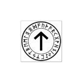 ルーン円[17.ティワズ]ゴム印 ラバースタンプ (インプリント)