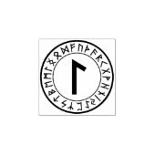 ルーン円[21.ラグズ]ゴム印 ラバースタンプ (インプリント)