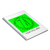 ルーン文字のスパイラルノートブック ノートブック (右側)