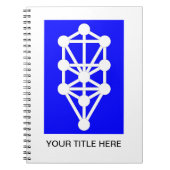 ルーン文字のスパイラルノートブック ノートブック (正面)