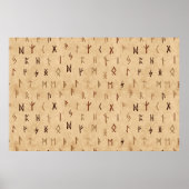 ルーン文字ポスター ポスター (正面)