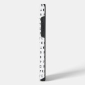 ルーン文字 [フサルク] iPhoneケース (左側面)