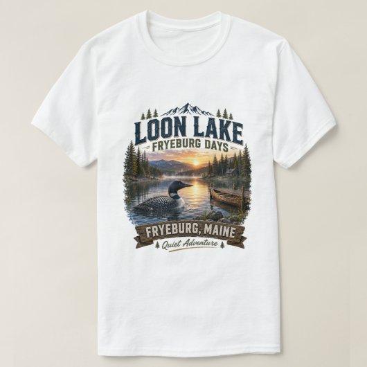ルーン湖フライバーグデイズティーシャツ Tシャツ (デザイン正面)