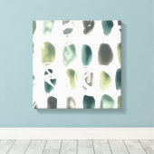 ルーン石 – 緑 キャンバスプリント (インサイチュ (ウッドフロア))