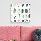 ルーン石 – 緑 キャンバスプリント (インサイチュ (リビング))