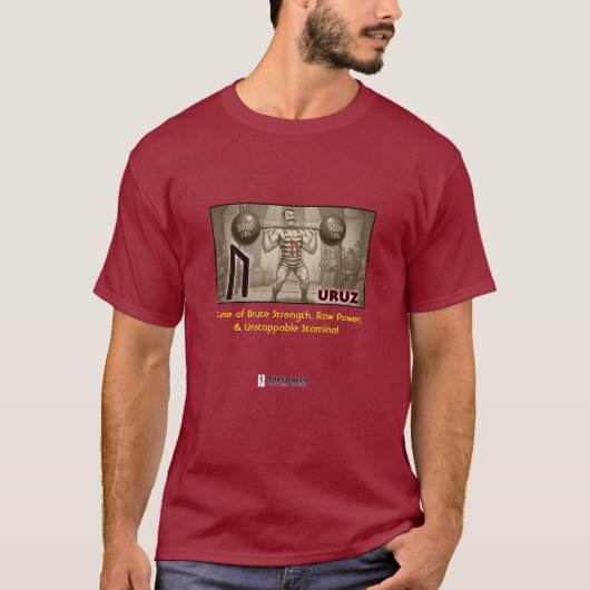 ルーン ウルズ - 強靭な力 Tシャツ (正面)