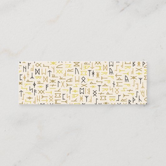 ルーン スキニー名刺 (裏面)