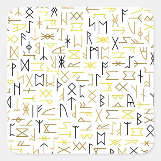 ルーン スクエアシール (正面)