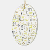 ルーン セラミックオーナメント (左)