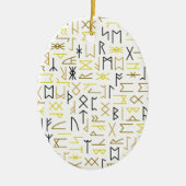 ルーン セラミックオーナメント (正面)
