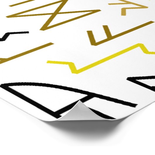 ルーン ポスター (角)